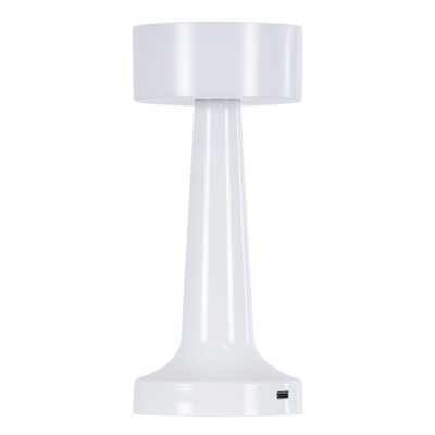 Alternative view of LEDTM® NANNA 76471 Επαναφορτιζόμενο Επιτραπέζιο Φωτιστικό Πορτατίφ LED 1.5W 105lm 120° DC 5V IP44 CCT Ultra Θερμό 1500K - Φυσικό Λευκό 4500K - Ψυχρό Λευκό 6000K Dimmable Λευκό Πλαστικό - Μ9 x Π9 x Υ21cm - 2 Χρόνια Εγγύηση