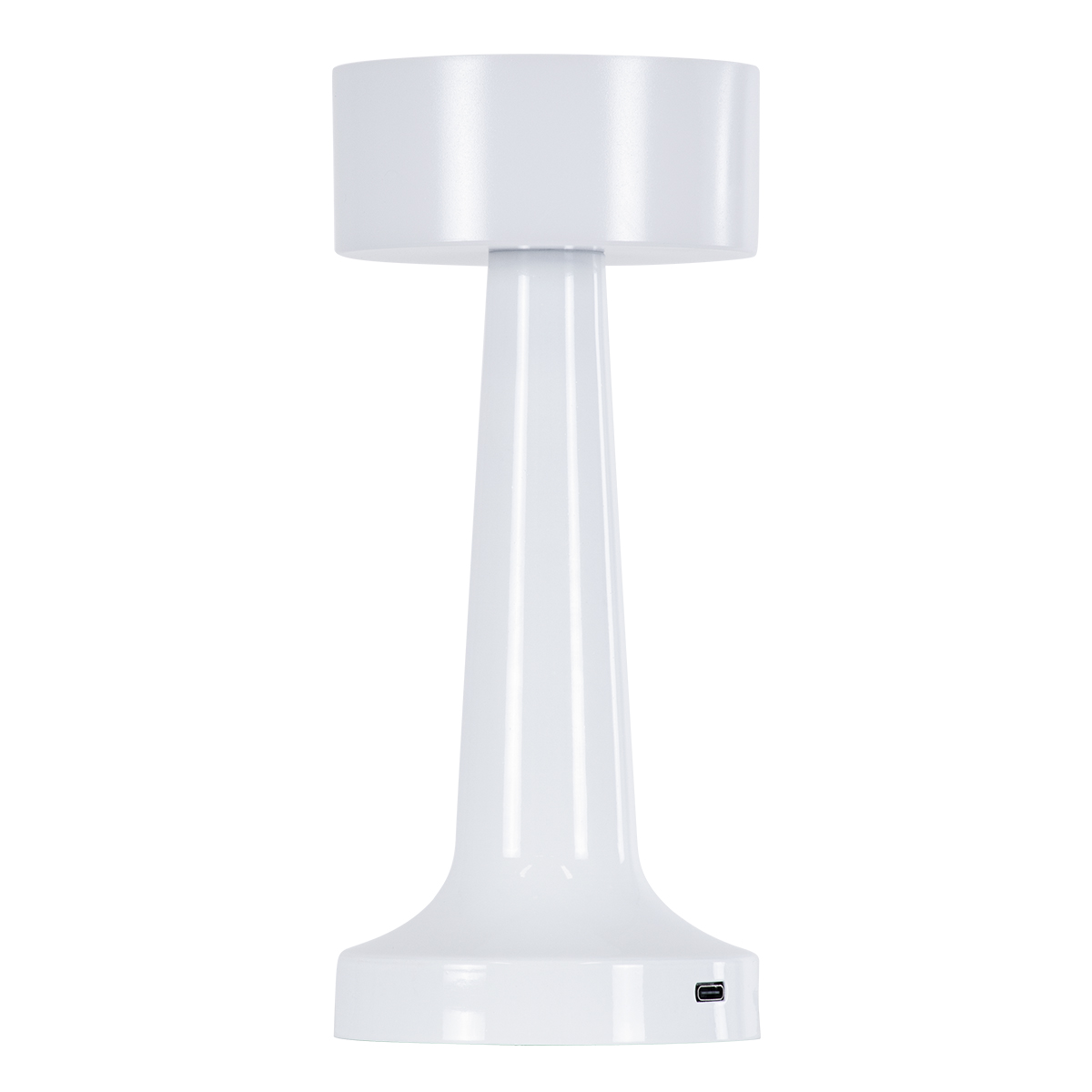 LEDTM® NANNA 76471 Επαναφορτιζόμενο Επιτραπέζιο Φωτιστικό Πορτατίφ LED 1.5W 105lm 120° DC 5V IP44 CCT Ultra Θερμό 1500K - Φυσικό Λευκό 4500K - Ψυχρό Λευκό 6000K Dimmable Λευκό Πλαστικό - Μ9 x Π9 x Υ21cm - 2 Χρόνια Εγγύηση - Image 2