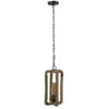 LEDTM® ELDORA 10001014 Vintage Κρεμαστό Φωτιστικό Οροφής με Ντουί 1 x E27 AC 220-240V IP20 - Μπεζ & Μπρούτζινο - Μ13 x Π13 x Υ30cm - Image 4