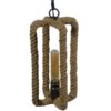 LEDTM® ELDORA 10001014 Vintage Κρεμαστό Φωτιστικό Οροφής με Ντουί 1 x E27 AC 220-240V IP20 - Μπεζ & Μπρούτζινο - Μ13 x Π13 x Υ30cm - Image 6