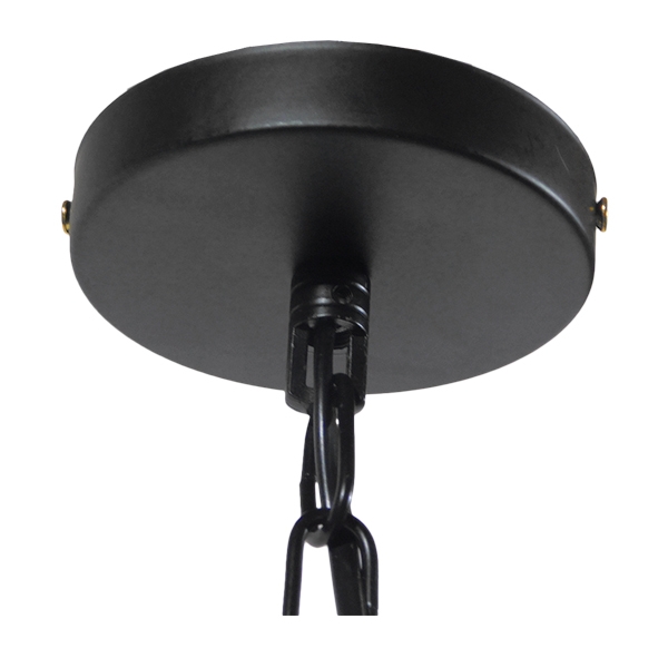 LEDTM® ELDORA 10001014 Vintage Κρεμαστό Φωτιστικό Οροφής με Ντουί 1 x E27 AC 220-240V IP20 - Μπεζ & Μπρούτζινο - Μ13 x Π13 x Υ30cm - Image 10