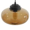 LEDTM® QUINN 01029 Vintage Κρεμαστό Φωτιστικό Οροφής με Ντουί 1 x E27 AC 220-240V IP20 - Μελί & Μαύρο - Μ26 x Π26 x Υ20cm - Image 6