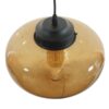 LEDTM® QUINN 01029 Vintage Κρεμαστό Φωτιστικό Οροφής με Ντουί 1 x E27 AC 220-240V IP20 - Μελί & Μαύρο - Μ26 x Π26 x Υ20cm - Image 7