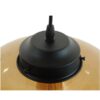 LEDTM® QUINN 01029 Vintage Κρεμαστό Φωτιστικό Οροφής με Ντουί 1 x E27 AC 220-240V IP20 - Μελί & Μαύρο - Μ26 x Π26 x Υ20cm - Image 9