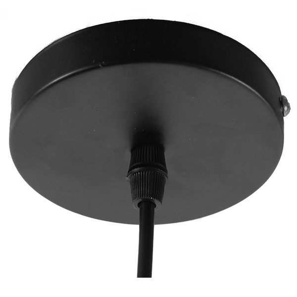LEDTM® QUINN 01029 Vintage Κρεμαστό Φωτιστικό Οροφής με Ντουί 1 x E27 AC 220-240V IP20 - Μελί & Μαύρο - Μ26 x Π26 x Υ20cm - Image 10