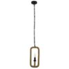 LEDTM® LINDELL 10001110 Vintage Κρεμαστό Φωτιστικό Οροφής με Ντουί 1 x E14 AC 220-240V IP20 - Μπεζ & Μαύρο - Μ18 x Π18 x Υ33cm - Image 4