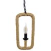 LEDTM® LINDELL 10001110 Vintage Κρεμαστό Φωτιστικό Οροφής με Ντουί 1 x E14 AC 220-240V IP20 - Μπεζ & Μαύρο - Μ18 x Π18 x Υ33cm - Image 6