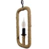 LEDTM® LINDELL 10001110 Vintage Κρεμαστό Φωτιστικό Οροφής με Ντουί 1 x E14 AC 220-240V IP20 - Μπεζ & Μαύρο - Μ18 x Π18 x Υ33cm - Image 8
