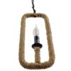 LEDTM® LINDELL 10001110 Vintage Κρεμαστό Φωτιστικό Οροφής με Ντουί 1 x E14 AC 220-240V IP20 - Μπεζ & Μαύρο - Μ18 x Π18 x Υ33cm - Image 9