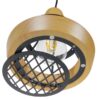 LEDTM® AKRON 10001133 Μοντέρνο Κρεμαστό Φωτιστικό Οροφής με Ντουί 1 x E27 AC 220-240V IP20 - Μπεζ & Μαύρο - Μ19 x Π19 x Υ22cm - Image 11