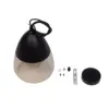 LEDTM® OLIVER 10001231 Vintage Κρεμαστό Φωτιστικό Οροφής με Ντουί 1 x E27 AC 220-240V IP20 - Μαύρο & Μελί - Μ20 x Π20 x Υ21cm - Image 11