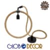 LEDTM® MALVERN 10001239 Vintage Κρεμαστό Φωτιστικό Οροφής με Ντουί 1 x E27 AC 220-240V IP20 - Μαύρο & Μπεζ - Μ34 x Π22 x Υ34cm - Image 5