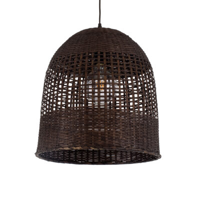 Alternative view of LEDTM® BORA-BORA 01736 Boho Κρεμαστό Φωτιστικό Οροφής με Ντουί 1 x E27 AC 220-240V IP20 - Καφέ - Μ42 x Π42 x Y44cm