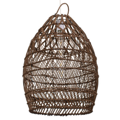 Alternative view of LEDTM® TAHITI 00711 Boho Κρεμαστό Φωτιστικό Οροφής με Ντουί 1 x E27 AC 220-240V IP20 - Καφέ - Μ38 x Π38 x Υ50cm