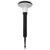 LEDTM® VEGGIE 12115 Φωτιστικό Κολωνάκι Κήπου LED 10W 500lm 120° με Ενσωματωμένο Φωτοβολταϊκό Panel 6V 2W & Επαναφορτιζόμενη Μπαταρία Li-ion 3.2V 6000mAh με Αισθητήρα Κίνησης-Ημέρας-Νύχτας Αδιάβροχο IP65 Ψυχρό Λευκό 6000K - Μαύρο - Μ26.5 x Π26.5 x Υ60cm - 2 Χρόνια Εγγύηση - Image 5