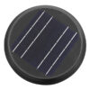 LEDTM® VEGGIE 12115 Φωτιστικό Κολωνάκι Κήπου LED 10W 500lm 120° με Ενσωματωμένο Φωτοβολταϊκό Panel 6V 2W & Επαναφορτιζόμενη Μπαταρία Li-ion 3.2V 6000mAh με Αισθητήρα Κίνησης-Ημέρας-Νύχτας Αδιάβροχο IP65 Ψυχρό Λευκό 6000K - Μαύρο - Μ26.5 x Π26.5 x Υ60cm - 2 Χρόνια Εγγύηση - Image 7