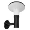 LEDTM® SOLARTIS 12129 Μοντέρνο Φωτιστικό Τοίχου - Απλίκα LED 10W 1000lm 180° με Ενσωματωμένο Φωτοβολταϊκό Panel 6V 5W & Επαναφορτιζόμενη Μπαταρία Li-ion 3.2V 6000mAh με Αισθητήρα Ημέρας-Νύχτας Αδιάβροχο IP65 Ψυχρό Λευκό 6000K - Γκρι Ανθρακί - Μ26 x Π33 x Υ28cm - 2 Χρόνια Εγγύηση - Image 3