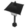 LEDTM® DIRAHIO 12148 Φωτιστικό Κολωνάκι Κήπου με Ντουί 1 x E27 120° AC 220-240V Αδιάβροχο IP65 - Γκρι Ανθρακί - Μ32 x Π32 x Υ109cm - Image 4