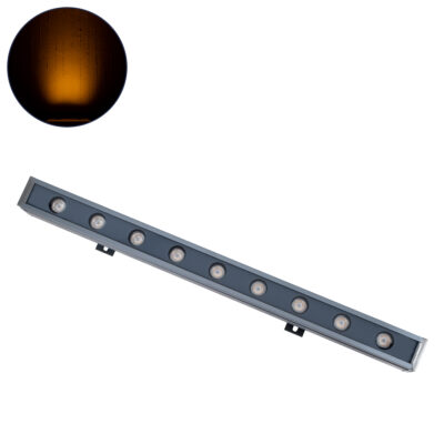 Alternative view of LEDTM® WASHERMARGO 90171 Μπάρα Φωτισμού Wall Washer LED 9W 945lm 30° DC 24V Αδιάβροχο IP65 Ultra Θερμό Λευκό 2200K Dimmable - Bridgelux SMD Chip - Γκρι Ανθρακί - Μ50 x Π4 x Υ5cm - 3 Χρόνια Εγγύηση