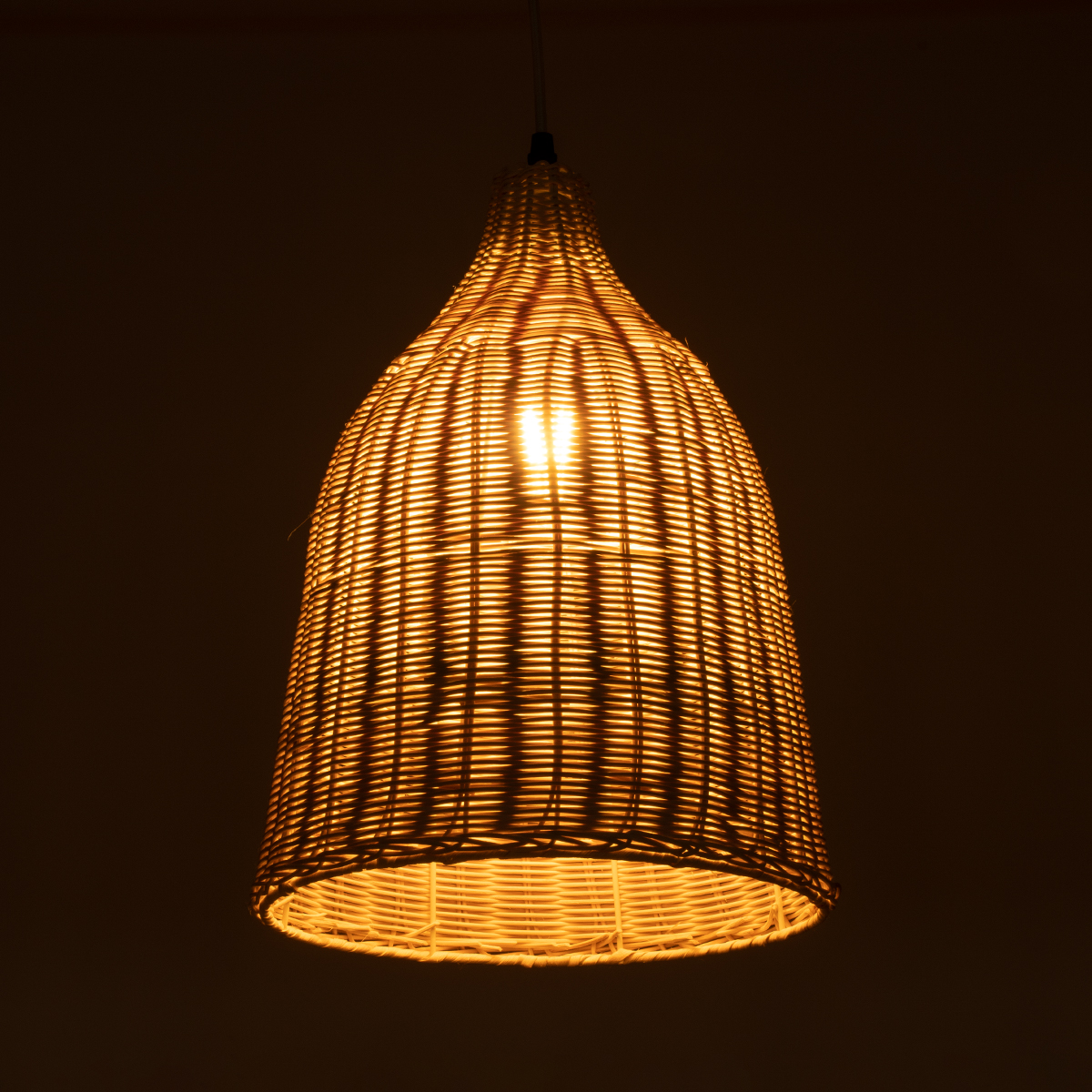LEDTM® BAHAMAS 01202 Boho Κρεμαστό Φωτιστικό Οροφής με Ντουί 1 x E27 AC 220-240V IP20 - Μπεζ - Μ30 x Π30 x Υ40cm - Image 3
