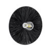 LEDTM® COLOMBO 02279 Boho Φωτιστικό Τοίχου - Απλίκα με Ντουί 1 x E27 AC 220-240V IP20 - Μαύρο - Μ40 x Π40 x Υ9cm - Image 2