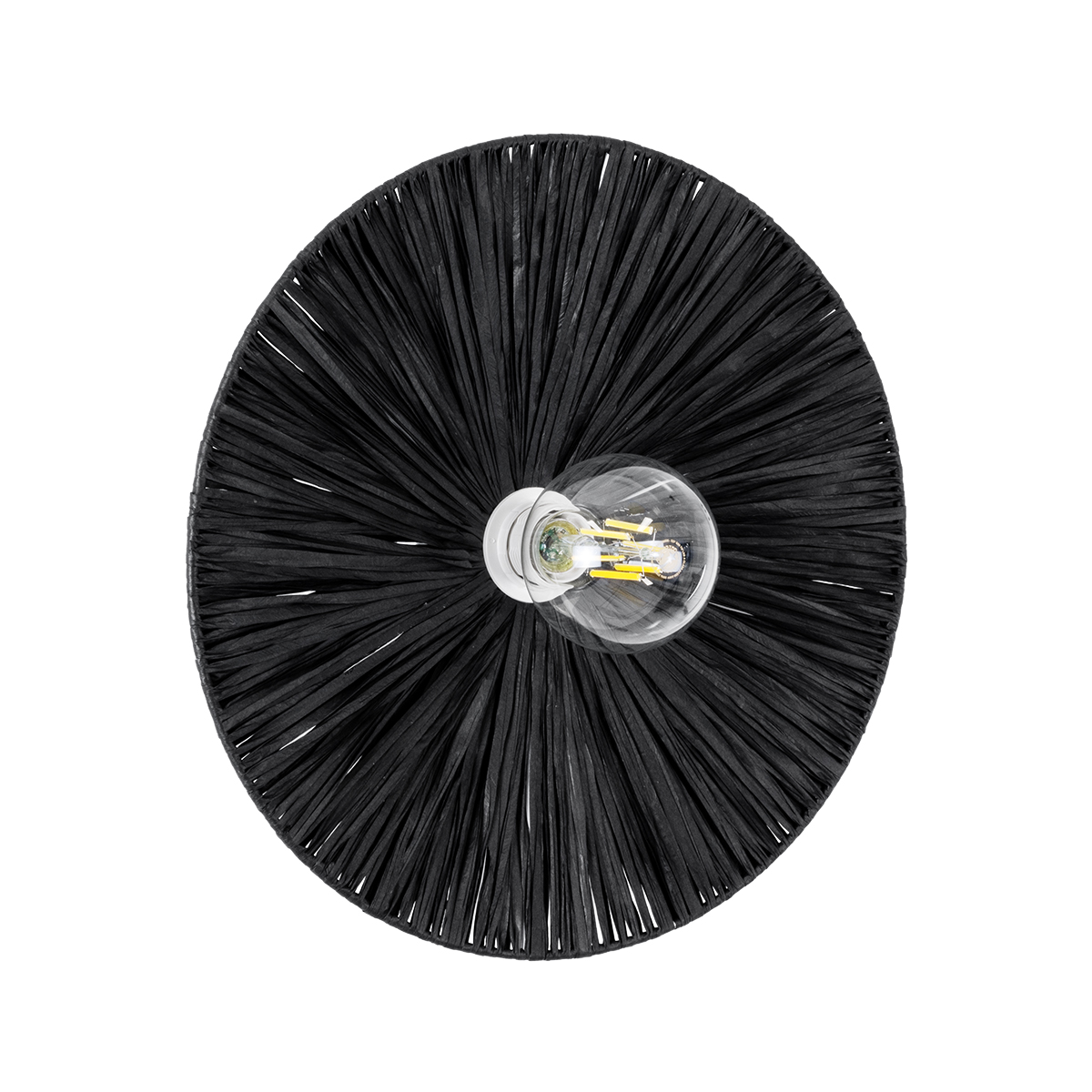 LEDTM® COLOMBO 02279 Boho Φωτιστικό Τοίχου - Απλίκα με Ντουί 1 x E27 AC 220-240V IP20 - Μαύρο - Μ40 x Π40 x Υ9cm - Image 2