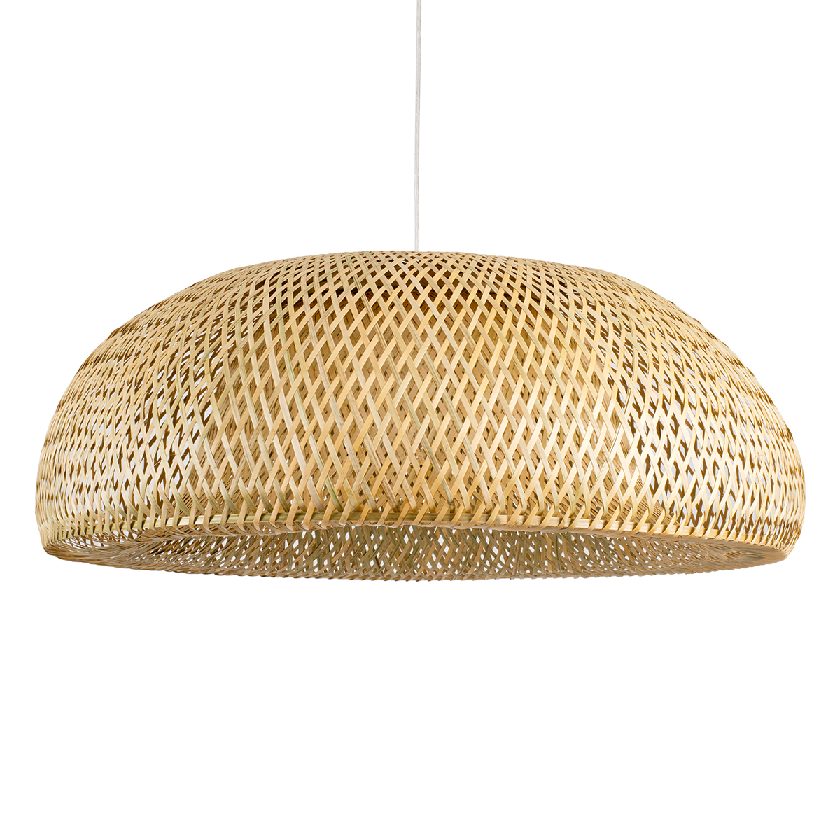 LEDTM® SAN TROPEZ 00674 Boho Κρεμαστό Φωτιστικό Οροφής με Ντουί 1 x E27 AC 220-240V IP20 - Μπεζ - Μ80 x Π80 x Y28cm - Image 2