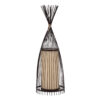 LEDTM® AZORES 01754 Boho Επιδαπέδιο Φωτιστικό με Ντουί 1 x E27 AC 220-240V IP20 - Καφέ & Μπεζ - Μ30 x Π30 x Υ90cm - Image 2
