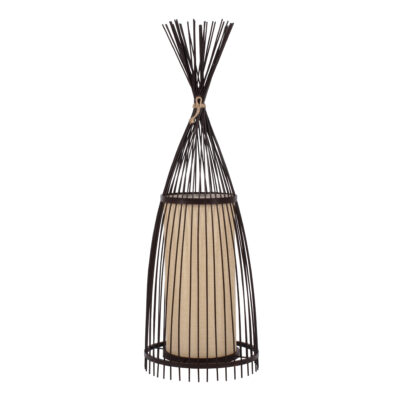 Alternative view of LEDTM® AZORES 01754 Boho Επιδαπέδιο Φωτιστικό με Ντουί 1 x E27 AC 220-240V IP20 - Καφέ & Μπεζ - Μ30 x Π30 x Υ90cm