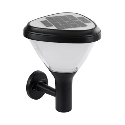 Alternative view of LEDTM® NATURE 90526 Φωτιστικό Κολωνάκι Κήπου LED 10W 330lm 120° με Ενσωματωμένο Φωτοβολταϊκό Panel 6V 2W & Επαναφορτιζόμενη Μπαταρία Li-ion 3.2V 1800mAh με Αισθητήρα Ημέρας-Νύχτας Αδιάβροχο IP65 Ψυχρό Λευκό 6000K - Γκρι Ανθρακί - Μ26 x Π29 x Υ36cm - 2 Χρόνια Εγγύηση