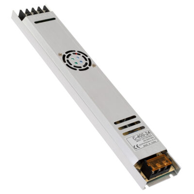 Alternative view of LEDTM® 73019 Μεταλλικό Τροφοδοτικό PELV Ultra Slim για Προϊόντα LED 400W 16.7A - AC 220-240V σε DC 24V - IP20 Μ31 x Π5.4 x Υ2.3cm - 3 Years Warranty