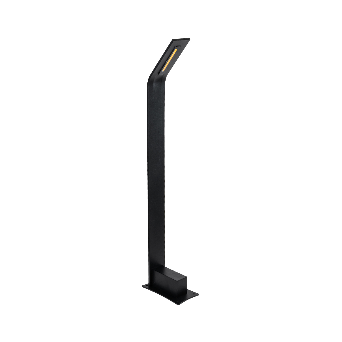 LEDTM® GREENERY 90544 Φωτιστικό Κολωνάκι Κήπου LED 15W 1500lm 120° AC 220-240V Αδιάβροχο IP65 - Θερμό Λευκό 2700K - Bridgelux COB Chip - Γκρι Ανθρακί Ματ - Μ8 x Π15 x Υ70cm - 3 Χρόνια Εγγύηση - Image 2