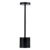 LEDTM® JOJO 76520 Επαναφορτιζόμενο Επιτραπέζιο Φωτιστικό Πορτατίφ LED 1.5W 105lm 120° DC 5V IP44 CCT Ultra Θερμό 1500K - Φυσικό Λευκό 4500K - Ψυχρό Λευκό 6000K Dimmable Μαύρο Αλουμίνιο - Μ8 x Π8 x Υ34cm - 2 Χρόνια Εγγύηση - Image 2