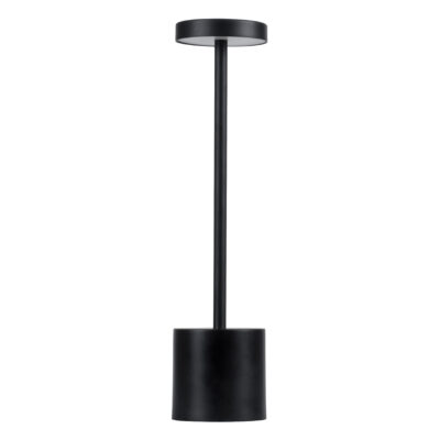 Alternative view of LEDTM® JOJO 76520 Επαναφορτιζόμενο Επιτραπέζιο Φωτιστικό Πορτατίφ LED 1.5W 105lm 120° DC 5V IP44 CCT Ultra Θερμό 1500K - Φυσικό Λευκό 4500K - Ψυχρό Λευκό 6000K Dimmable Μαύρο Αλουμίνιο - Μ8 x Π8 x Υ34cm - 2 Χρόνια Εγγύηση