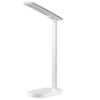 LEDTM® ONO 76531 Μοντέρνο Επιτραπέζιο Φωτιστικό Γραφείου με Ασύρματη Φόρτιση 10W 2A LED 5W 500lm 180° DC 5V με USB IP20 Ρυθμιζόμενο Λευκό CCT με Αφή 2700K/4500K/6000K Dimmable - Sanan SMD Chip - Λευκό - Μ25 x Π10.5 x Υ35.5cm - 2 Χρόνια Εγγύηση - Image 2
