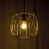 LEDTM® LUCANA 201-0074 Vintage Κρεμαστό Φωτιστικό Οροφής με Ντουί 1 x E27 AC 220-240V IP20 - Χρυσό - Μ29 x Π29 x Υ23cm - Image 2