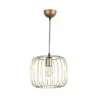 LEDTM® LUCANA 201-0074 Vintage Κρεμαστό Φωτιστικό Οροφής με Ντουί 1 x E27 AC 220-240V IP20 - Χρυσό - Μ29 x Π29 x Υ23cm - Image 3