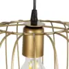 LEDTM® LUCANA 201-0074 Vintage Κρεμαστό Φωτιστικό Οροφής με Ντουί 1 x E27 AC 220-240V IP20 - Χρυσό - Μ29 x Π29 x Υ23cm - Image 8