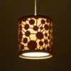 LEDTM® PETAL 203-0066 Μοντέρνο Κρεμαστό Φωτιστικό Οροφής με Ντουί 1 x E27 AC 220-240V IP20 - Ροζ - Μ23 x Π23 x Υ30cm - Image 3