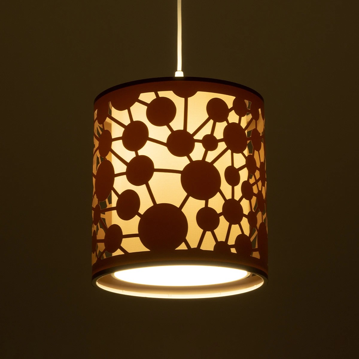 LEDTM® PETAL 203-0066 Μοντέρνο Κρεμαστό Φωτιστικό Οροφής με Ντουί 1 x E27 AC 220-240V IP20 - Ροζ - Μ23 x Π23 x Υ30cm - Image 3