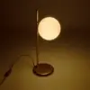 LEDTM® GLOBUS 203-0182 Μοντέρνο Επιτραπέζιο Φωτιστικό Πορτατίφ με Ντουί 1 x E27 AC 220-240V IP20 - Χρυσό & Λευκό - Μ21 x Π17 x Υ45cm - Image 3
