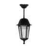 LEDTM® VITRO 203-0189 Vintage Φωτιστικό Οροφής με Ντουί 1 x E27 AC 220-240V IP44 - Μαύρο - Μ17 x Π17 x Υ28cm - Image 4
