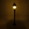 LEDTM® VITRO 203-0192 Vintage Επιδαπέδιο Φωτιστικό Κολωνάκι Κήπου Μονόφωτο 1 x E27 IP44 Μαύρο & Διάφανο Πλαστικό - Μ17 x Π17 x Υ100cm - Image 3