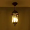 LEDTM® VITRO 203-0194 Vintage Φωτιστικό Οροφής με Ντουί 1 x E27 AC 220-240V IP44 - Χάλκινο - Μ17 x Π17 x Υ28cm - Image 3