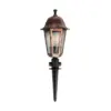 LEDTM® VITRO 203-0198 Vintage Καρφωτό Φωτιστικό Φαναράκι Μονόφωτο 1 x E27 IP44 Χάλκινο & Διάφανο Πλαστικό - Μ17 x Π17 x Υ55cm - Image 4