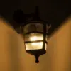 LEDTM® ZARDIN 203-0206 Vintage Φωτιστικό Τοίχου - Απλίκα με Ντουί 1 x E27 AC 220-240V IP44 - Μαύρο - Μ17 x Π22 x Υ30cm - Image 3