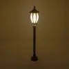 LEDTM® VERDI 203-0230 Vintage Επιδαπέδιο Φωτιστικό Κολωνάκι Κήπου Μονόφωτο 1 x E27 IP44 Μαύρο & Διάφανο Πλαστικό - Μ17 x Π17 x Υ104cm - Image 3
