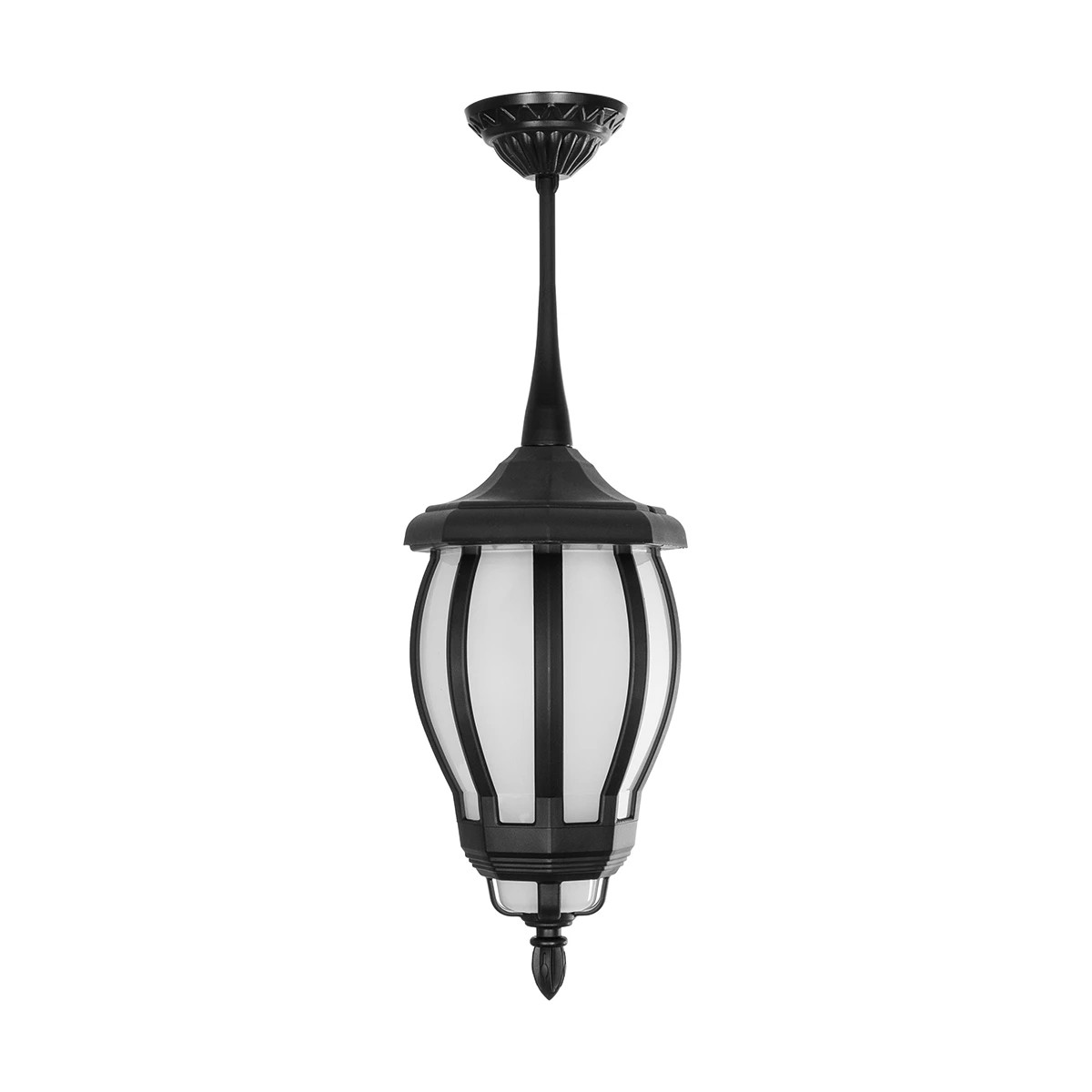 LEDTM® VERDI 203-0232 Vintage Φωτιστικό Οροφής με Ντουί 1 x E27 AC 220-240V IP44 - Μαύρο - Μ18 x Π18 x Υ33cm - Image 4