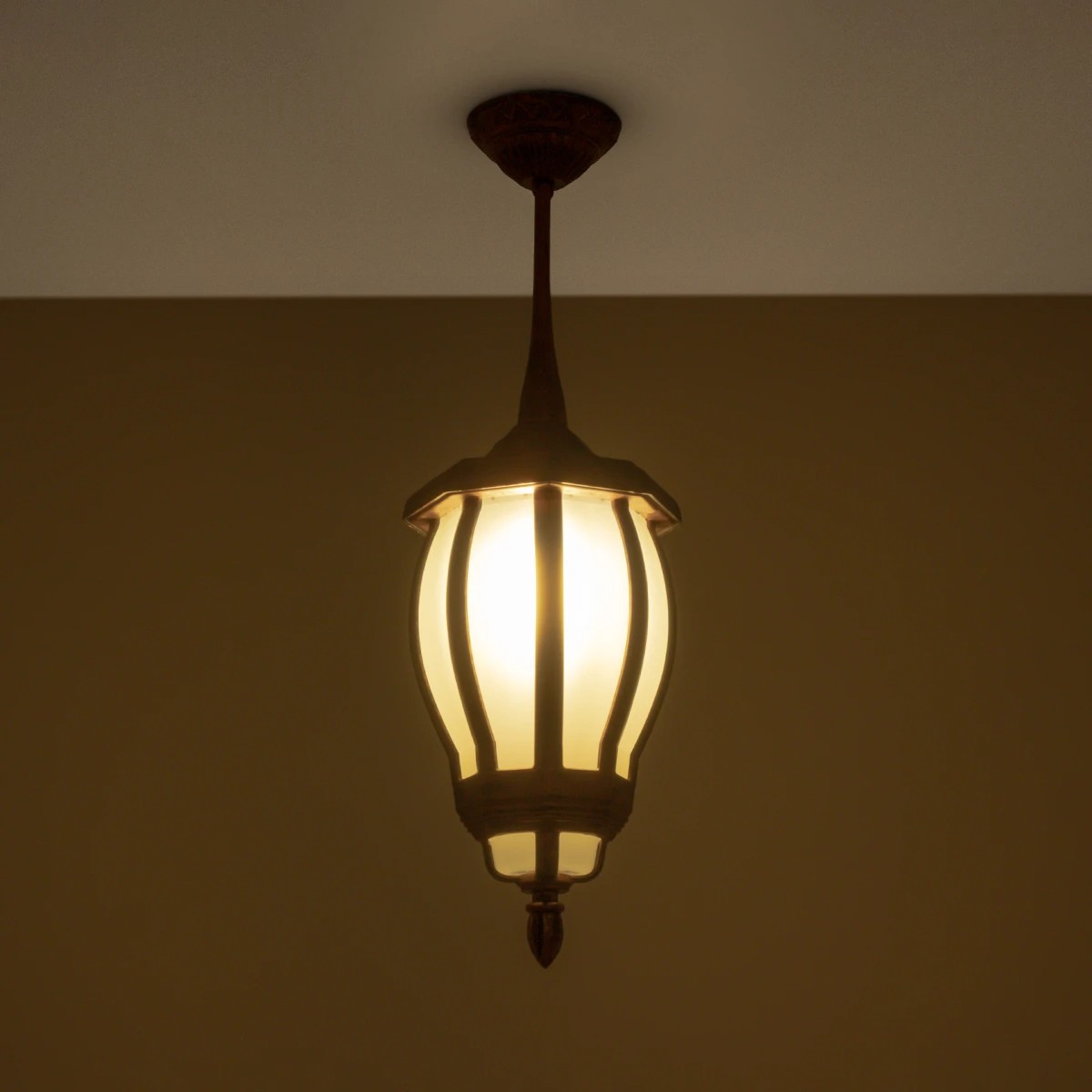LEDTM® VERDI 203-0234 Vintage Φωτιστικό Οροφής με Ντουί 1 x E27 AC 220-240V IP44 - Χάλκινο - Μ18 x Π18 x Υ33cm - Image 3