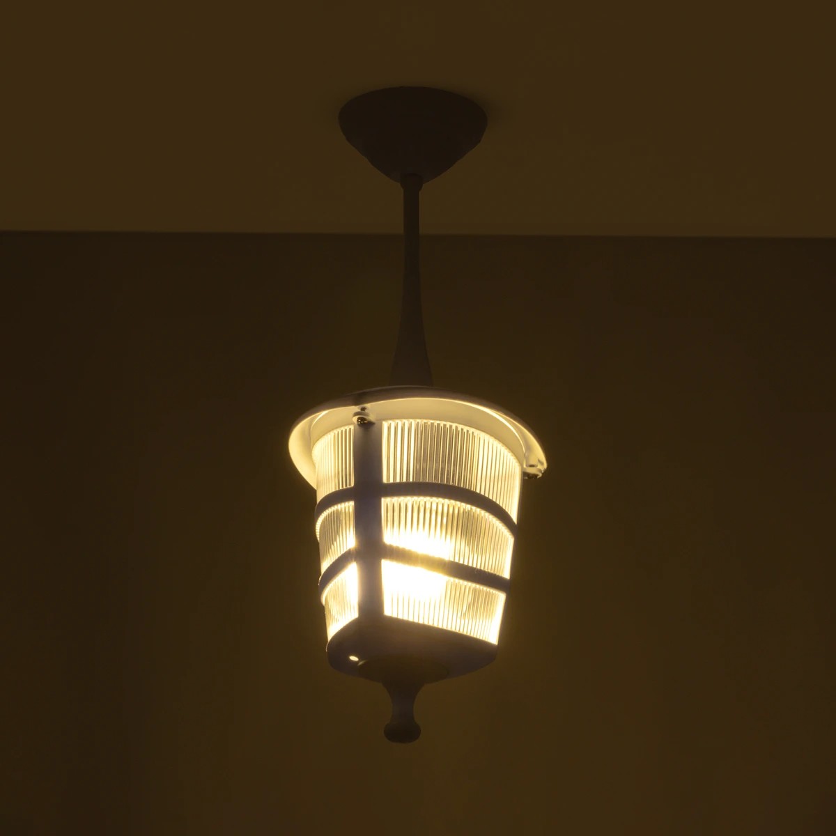 LEDTM® ZARDIN 203-0237 Vintage Φωτιστικό Οροφής με Ντουί 1 x E27 AC 220-240V IP44 - Λευκό - Μ17 x Π17 x Υ42cm - Image 3